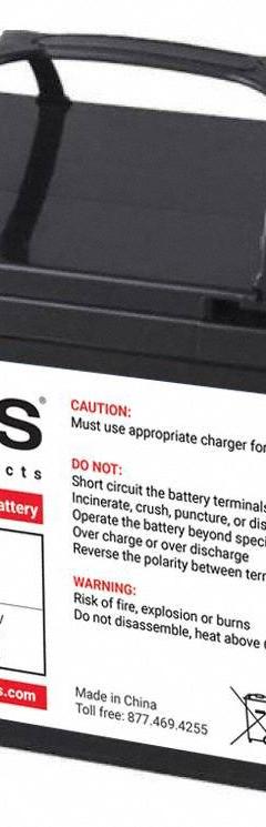 ZEUS BATTERY PRODUCTS Rechargeable Batteries: 12.8V DC, 35 Ah Capacity, 7.64 in Ht, 5.2 in Wd, M6 (MPN PCLFP35-12.8SP). Key specifications — Terminal Connection: M6; Brand: ZEUS BATTERY PRODUCTS; Housing Material: ABS.