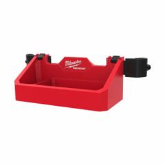 MILWAUKEE PACKOUT Tool Box Tray Attachment: 6 7/8 in W x 4 13/16 in H x 16 13/16 in L, Red (MPN 48-22-8605). Key specifications — attr1120120: Impact-Resistant; attr1120130: MILWAUKEE; attr1120217: ABS Plastic; attr1120218: Red; attr1126375: Tool Boxes.