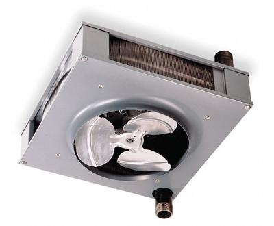 Dayton Hydronic Wall and Ceiling Unit Heater: Steam/Water, 22,700 BtuH Output @ 200 F Water - Suspended Vertical Hydronic Wall & Ceiling Unit Heaters