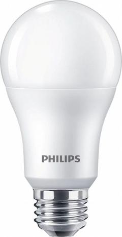 PHILIPS Compact LED Bulb: Medium Screw (E26), LED, (A) Classic, A19, 14 W Watt, 3000K, Frosted (MPN 14A19/CNG/830/FR/P/E26/ND 4/1CT). Key specifications — attr233510: A19; attr233525: 120V AC; attr233549: Frosted; attr518949: 3000K; attr239859: PHILIPS.