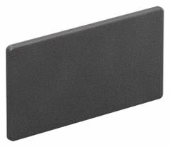 End Cap: 45 Series, Metric, 90 mm x 4 mm x 45 mm, Black, ABS, Dust Cover, Matte, Double, 2 PK (MPN 12259-2). Key specifications — Finish: Matte; Product Type: End Cap; Material: ABS; Includes Fasteners: No; Manufacturer Part Number: 12259-2; Cover Type: Dust Cover; Brand: 80/20; System of Measurement: Metric.