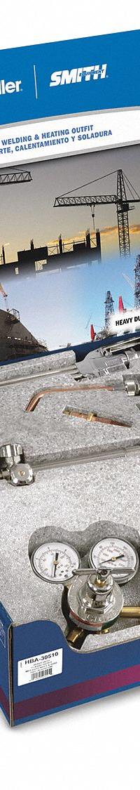 SMITH EQUIPMENT Gas Welding Outfit: Acetylene, CGA 510 (MPN HBA-30510). Key specifications — Regulator CGA Number (Fuel): CGA 510; Manufacturer Part Number: HBA-30510; Brand: SMITH EQUIPMENT.