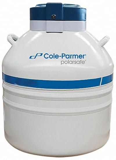COLE-PARMER Cryogenic Dewar: 95 L Capacity - Cryogenic Dewars