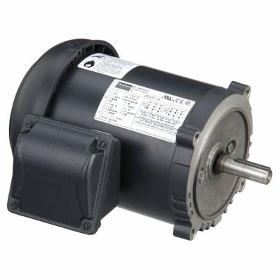 Dayton General Purpose Motor: C-Face Mount, Totally Enclosed Fan Cooled, 1/4 hp - C-Face 3-Phase General Purpose AC Motors