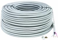 SOUTHWIRE Metal Clad Armored Cable: 10 AWG, 3 Conductors, Copper, 250 ft, Aluminum, Std, THHN (MPN 55527701). Key specifications — Brand: SOUTHWIRE.