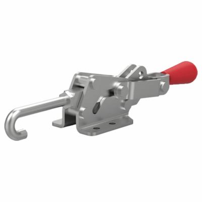 DE-STA-CO Controlled Latch Clamp: Horizontal, Auto Latch Release Latch Release, 2.5 in Arm Lg - Horizontal U-Latch Toggle Clamps