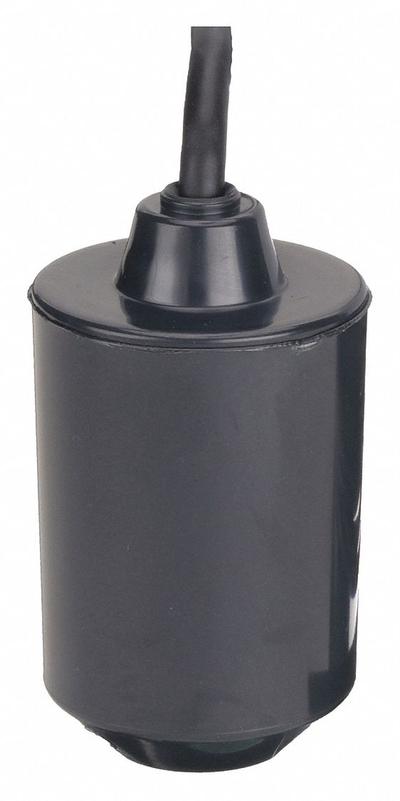 Dayton Float Switch: Normally Open (Pump Down), 115/230V AC, 20 ft Cord Lg - General-Purpose Tether Float Switches