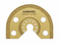 DREMEL Oscillating Scraper Blade: 2 11/16 in Blade Wd, 2 3/4 in Blade Lg, Carbide Grit, 1 Pieces (MPN MM501). Key specifications — attr1097676: DREMEL; attr1097658: Carbide Grit; attr1097655: Rounded.