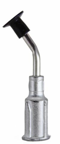 EXCELTA Vacuum Probe/Cup Assembly: Bent, 0.25 in Tip Size, 30° Tip Angle, Buna-N, 1 in Overall Ht (MPN PVB-CB-14). Key specifications — attr1293152: PVB-CB-14; attr1293158: PV-500; attr1293159: Roto-Pic; attr1293168: Bent; attr1293156: EXCELTA.