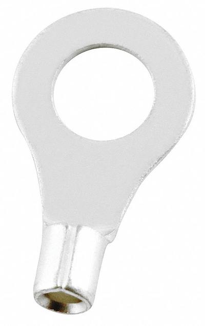 GRAINGER Ring Terminal: Bare, 5/16 in Stud Size, 22 AWG to 16 AWG Wire Sizes - Non-Insulated Ring Terminals