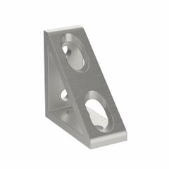 Inside Corner Bracket: Gusseted Inside-Corner Bracket, 45 Series, 41 mm x 90.1 mm x 90 mm, 4 Holes (MPN 093W8451N10). Key specifications — Material: Aluminum; Brand: FATH INC.; Finish: Anodized.