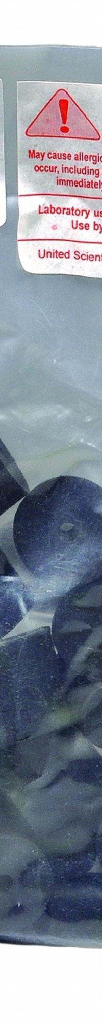 Stopper: Rubber, 2 to 8 Stopper Size, 25 mm Overall Ht, Black, Autoclavable, 2 Holes (MPN RSTPK4). Key specifications — Brand: UNITED SCIENTIFIC SUPPLIES INC; Color: Black; Stopper Size: 2 to 8; Material: Rubber.