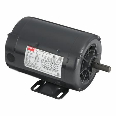 Dayton General Purpose Motor: Rigid Base Mount, Open Drip Proof, 1/2 hp, 230/460V AC - Rigid Base 3-Phase General Purpose AC Motors