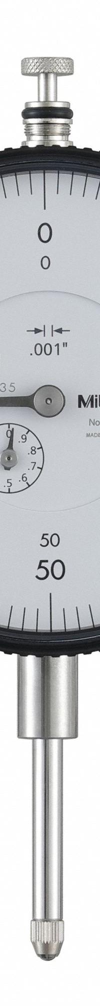 MITUTOYO Dial Drop .001-1INC2: 0.001 in to 1 in, Inch, 0.002 in Accuracy, 78 mm Dial Size (MPN 3416A). Key specifications — attr1184168: 3416A; attr1184178: 0-100-0; attr1184223: MITUTOYO; attr1200883: Dial Drop .001-1INC2; attr1184177: 0.002 in; attr1184208: Certificate of Inspection.