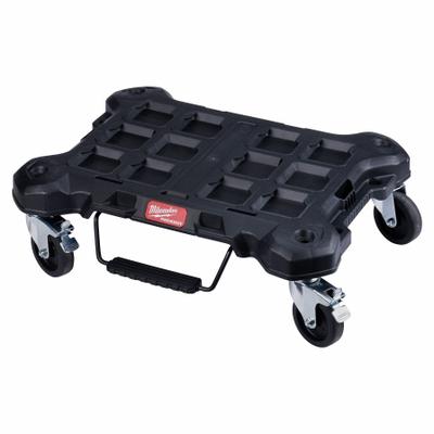 MILWAUKEE PACKOUT Tool Box Dolly: Black - PACKOUT Hand Trucks & Dollies