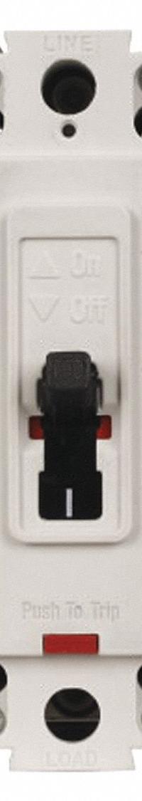 EATON Molded Case Circuit Breaker: 15 A Amps, 65kA at 600V AC, Fixed, ABC, Line/Load Lug, Std, HMCP (MPN HMCPS015E0C). Key specifications — Series: HMCP; Max. AIR Rating: 65kA at 600V AC; Instantaneous Trip: Fixed; Phase Connection: ABC; Terminal Connection: Line/Load Lug; Frame Size: 250A/J.