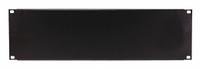 MONOPRICE Blank Panel: 3 Rack Units, 19 in Overall Wd, 5 1/4 in Overall Ht, Black, Steel (MPN 7263). Key specifications — Brand: MONOPRICE; Product Type: Blank Panel; Color: Black; Material: Steel.
