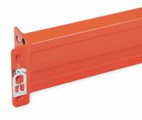 STEEL KING Beam: Step Beam, Teardrop, 108 in x 3 in x 5 in, Roll Formed, 7,320 lb Capacity, Orange (MPN SBRUM550108P). Key specifications — Brand: STEEL KING; Pallet Rack Connection Type: Teardrop; Color: Orange.