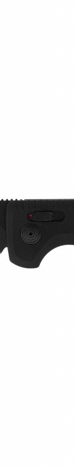SOG Folding Utility Knife: 3 in Blade Lg, 4 in Closed Lg, 7 in Overall Lg, Aluminum, Serrated (MPN 15-38-10-57). Key specifications — attr307537: Aluminum; attr307538: Yes; attr324882: SOG.