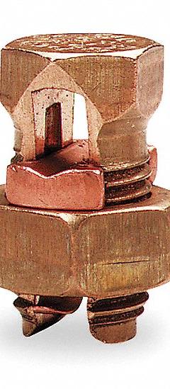 BLACKBURN Split-Bolt Connector: For Wire Size 500 kcmil – 2/0 AWG, Bronze Body Material (MPN 500M). Key specifications — Brand: BLACKBURN; Direct Burial Rated: No.
