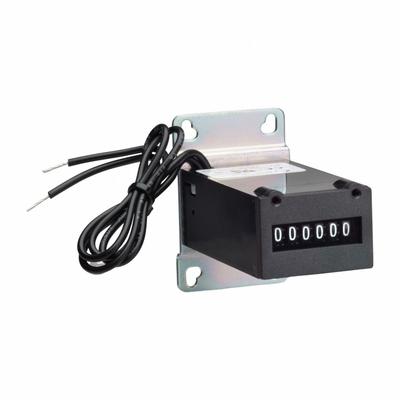 TRUMETER Electromechanical Counter: Rear Panel Mounting, 2 1/4 in x 1 1/2 in - Electromechanical Counters