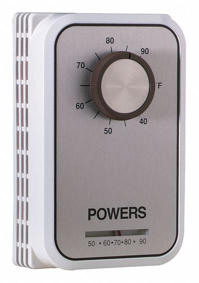 Siemens Line Volt Mechanical Tstat: Heat or Cool, Auto, 40° to 95°F - Analog Thermostats