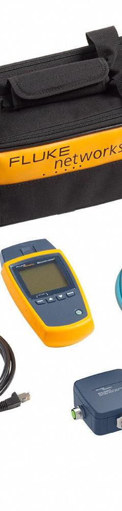 FLUKE NETWORKS Cable Network Tester: MicroScanner, Industrial Network Base Model, MS2-100-IE. Key specifications — Manufacturer Part Number: MS2-100-IE; Alert Type: Digital Display; Compatible Cable Type: Twisted Pair; Data Safe Monitor: Yes; Display Screen Type: LCD with Backlight; Includes: Cat6A Patch Cord; Product Type: Cable Network Tester; Calibration Certificate: Not Included.