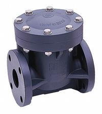 ASAHI Swing Check Valve: Swing, Inline Valve Body, 8 in Pipe Size, Flange x Flange, PVC, Std, EPDM (MPN 1201080). Key specifications — Brand: ASAHI.