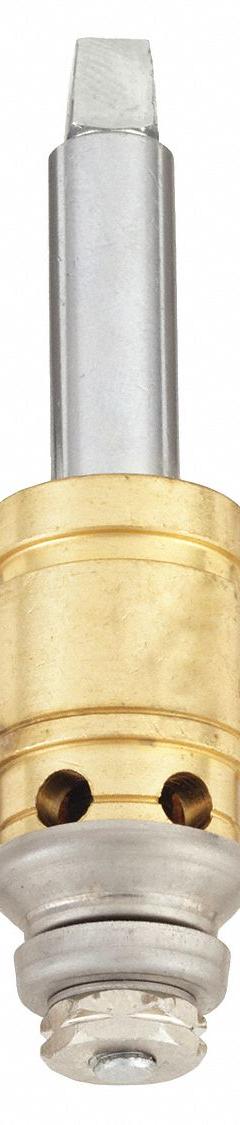 KISSLER Cartridge: For OEM Series, Use with Hot Water, Brass, Chrome, Ceramic Disc, (1) Stem (MPN AB11-0901H). Key specifications — Compatible Series: OEM; For Water Temperature: Hot; Compatible Brand: Chicago Faucets; Product Type: Cartridge; Includes: (1) Stem; Material: Brass.