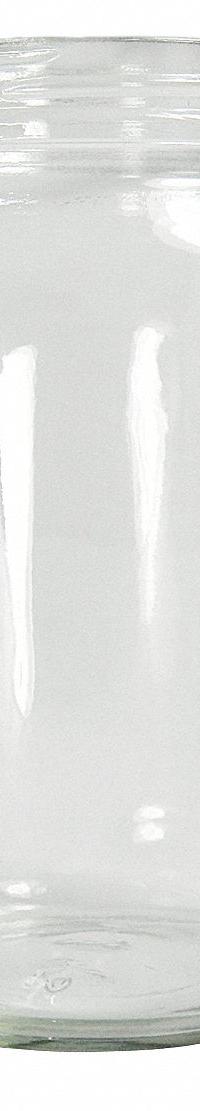 APPROVED VENDOR Safety Coated Bottle: 1.92 L, 83-400 mm, Colorless, 6 Bottles, 124 mm Body Dia (MPN GLA-00949). Key specifications — Brand: APPROVED VENDOR; Graduated: No; Pre-Cleaned: None; Body Color: Colorless; Screw Closure Size: 83-400 mm.