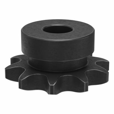 TRITAN Sprocket: One-Sided Hub, For Single Strands, 40, 10 Teeth, 1.618 in Pitch Dia - Size 40 Plain-Bore Roller Chain Sprockets