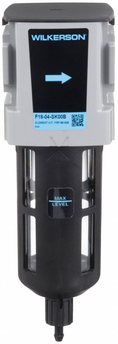 WILKERSON Compressed Air Filter: Particulate, 1/2 in NPT, 5 micron, 82 cfm - Wilkerson FRL Air Filters
