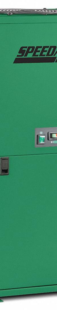 SPEEDAIRE Refrigerated Air Dryer: ISO Class 6, 50 cfm, 115V AC, 1 in NPT, 50°F Dew Point, 0.83 kW (MPN 55EY11). Key specifications — attr109787: 115V AC; attr109807: HITN; attr109762: SPEEDAIRE.