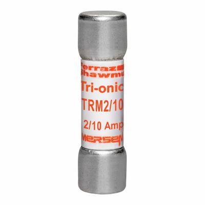 MERSEN Fuse: TRM Series, Midget, Time-Delay, 200 mA, 250 V AC, 13/32 in x 1 1/2 in - Time-Delay Cylindrical Fuses