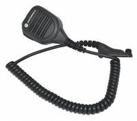 MOTOROLA Speaker Microphone: Fits Motorola, For DP4000e Series, 27 in Cord, Push To Talk, IP57 (MPN PMMN4046AL). Key specifications — Compatible Radio Series: DP4000e; Color: Black; Radio Connector Type: M7; Brand: MOTOROLA; Manufacturer Part Number: PMMN4046AL; Push To Talk: Yes.