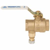 WATTS Ball And Relief Valve: FNPT x FFPT, 3/4 in x 3/4 in, Bronze, 400 psi Max. Op Pressure (MPN 3/4 LFBRVM1TXTXC-125). Key specifications — Brand: WATTS.