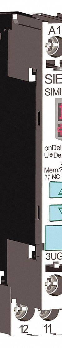 SIEMENS Digital Monitoring Relay: DIN-Rail Mounted, 15 A Current Rating, 24V AC/DC, Screw (MPN 3UG4622-1AA30). Key specifications — Adjustment Method: Switch; Electrical Connection: Screw Terminal; Monitored Parameters: Undercurrent; Mounting Style: Snap On; Status Indicator: No Indicator; Trip Point: 0.05 to 10 A; Trip Point Type: Adjustable; Brand: SIEMENS.
