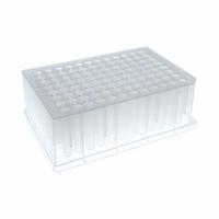 MTC BIO Well Plate: Non-Sterile, 96 Wells, 1 mL, 7.83 mm Dia, RNase/DNase Free, Round, Polystyrene (MPN DP1100-RD-9I-N). Key specifications — Brand: MTC BIO; Body Color: Colorless; RNase/DNase Free: Yes; Well Shape: Round; Material: Polystyrene.