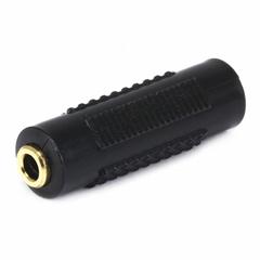 MONOPRICE Audio Adapter: (1) 3.5 mm Stereo Female x (1) 3.5 mm Stereo Female Adapter, Black (MPN 7230). Key specifications — Product Type: Audio Adapter; Manufacturer Part Number: 7230; Brand: MONOPRICE; End 1 Connection Type: 3.5 mm Stereo Female; End 2 Connection Type: 3.5 mm Stereo Female.