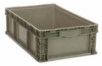 QUANTUM STORAGE SYSTEMS Straight Wall Tote: 10.5 gal, 24 in x 15 in x 9 1/2 in, Stacking Capable (MPN RSO2415-9). Key specifications — Material: Plastic; Stackable: Stacking Capable; Brand: QUANTUM STORAGE SYSTEMS.