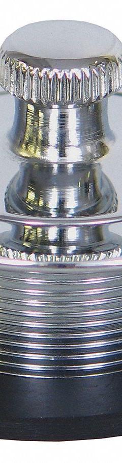 KISSLER Drain Stopper: Brass, Brass, 1 5/8 in Overall Dia, Lift and Turn, 1 5/8 in Fits Drain Size (MPN 58-7160). Key specifications — Color: Silver; Includes: Gasket; Material: Brass.