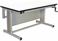 PRO-LINE Workbench: Adj Ht, Laminate, 72 in x 30 in, 330 lb Overall Load Capacity, Gray (MPN EL7230P-A31). Key specifications — Brand: PRO-LINE.