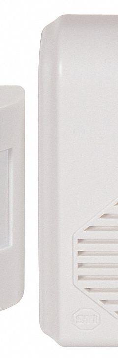 SAFETY TECHNOLOGY INTERNATIONAL Wireless Motion-Activated Chime: 6 1/4 in Overall Ht (MPN STI-3610G). Key specifications — Brand: SAFETY TECHNOLOGY INTERNATIONAL.