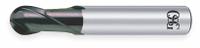 OSG Ball End Mill: Carbide, WXS Coated, 2 Flute, 8 mm Mill Dia, 12 mm LOC, 55 mm OAL (MPN 91100811)