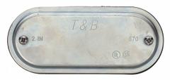Covers for Conduit Access Fitting: Steel, Chromate Coated/Zinc Plated, 1 in Trade Size (MPN 370S). Key specifications — Finish: Zinc Plated; Includes: Gasket; For Use With: Thomas & Betts Form 7 Conduit Bodies; Brand: THOMAS & BETTS.