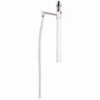ACTION PUMP Hand Pump: Piston, Pump with Discharge Hose & Spout, Piston, Polyethylene/Polypropylene (MPN EZ5BLK). Key specifications — Brand: ACTION PUMP; Suction Tube Material: Polypropylene; Housing Material: Polyethylene/Polypropylene; Maximum Flow Rate: 12 oz per stroke.