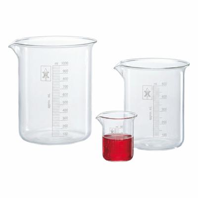 APPROVED VENDOR Beaker: Low Form, Molded Graduation, Polypropylene, Translucent - Low Form Plastic Beakers Without Handles