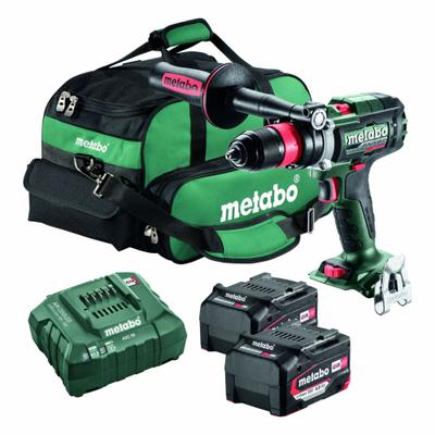 METABO Drill: Gen Purpose, 1/2 in Chuck, 40,000 RPM Max., Brushless, Battery Included - Metabo Cordless Pistol-Grip Drills