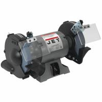 JET Bench Grinder: Fixed Speed, 1/2 hp, 8 in Max Wheel Dia, 3,450 RPM, 120V (MPN 577102). Key specifications — attr1086422: JET.
