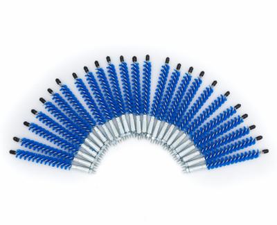 GOODWAY Fitting Brush: Quick Connection, Nylon, 1/16 in to 1 in, 7/16"-1 Male, 1 Brushes - Brushes for Heat Exchanger Cleaning Equipment
